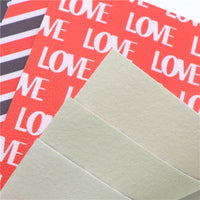 Geo Love Pack A5 Sheet Faux Leather Pack of 13
