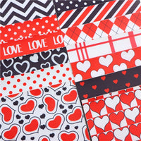 Geo Love Pack A5 Sheet Faux Leather Pack of 13