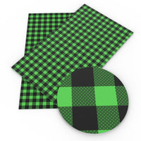 Tartan Coloured Faux Leather Sheets
