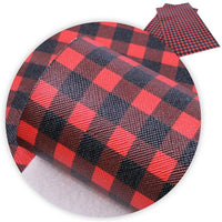 Tartan Coloured Faux Leather Sheets
