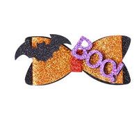 Halloween Glitter Boo Bow
