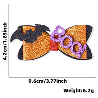 Halloween Glitter Boo Bow
