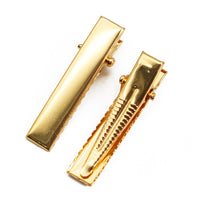 60mm Gold Alligator Clip with Teeth Packs
