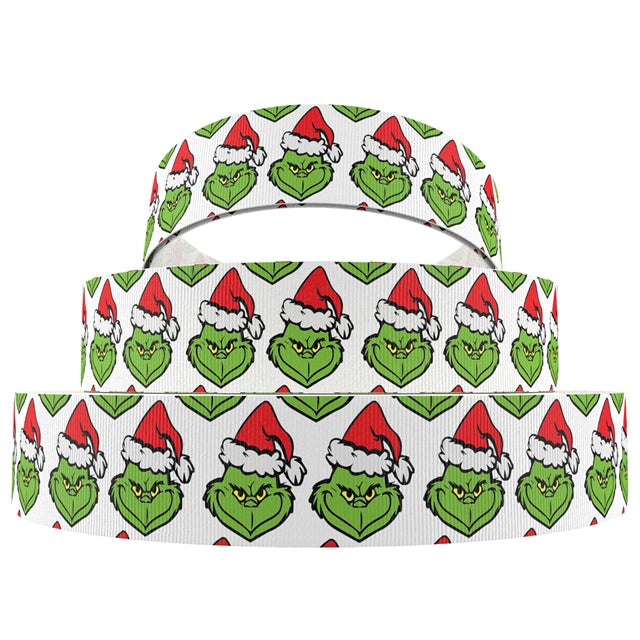 Christmas Grinch on White 7/8