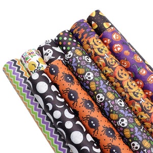 Halloween Design A5 Sheet Faux Leather Pack of 11