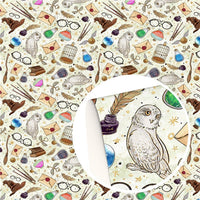 Haz Owl & Things Faux Leather Sheet