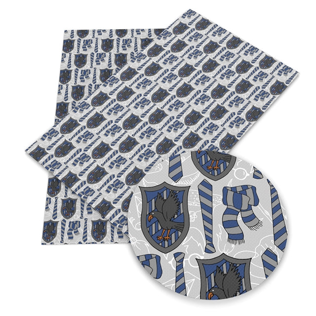 Blue House Faux Leather Sheet