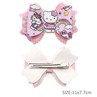 Pre Cut Hello Kitty Faux Leather Bow