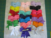 Clip Bows - Pack of 20 asstd colours
