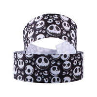 Skeleton Faces 1" Ribbon