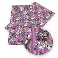 Skeleton Stripes Faux Leather Sheet
