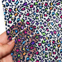 Leopard Rainbow Transparent Sheet
