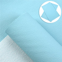 Solid Litchi Faux Leather Sheet
