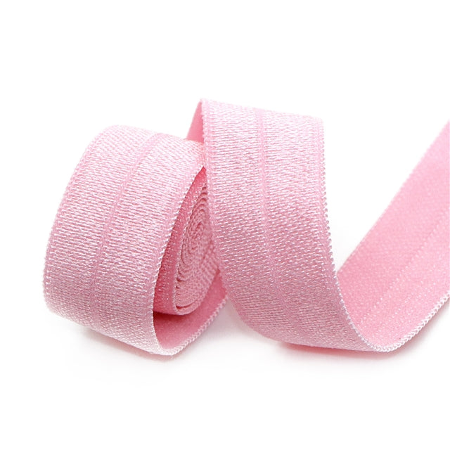 Plain / Solid Fold Over Elastic 5/8