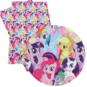 My Little Pony Gathering Faux Leather Sheet