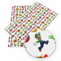 Marz Go Karts & Friends Faux Leather Sheet