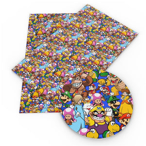 Mario Gang Faux Leather Sheet