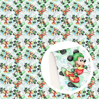 Mouse Skateboarding Faux Leather Sheet #13