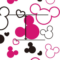 Minnie Outlines Faux Leather Sheet