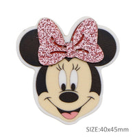 Minnie Pink Bow Glitter Planar
