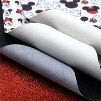 Mouse Red Faux Leather Full Sheet Pack of 6
