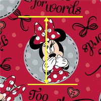 Minnie Too Cute Faux Leather Sheet