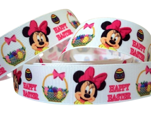 Happy Easter Mouse 1" Ribbon
