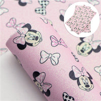 Mouse & Bows Fine Glitter Faux Leather Sheet