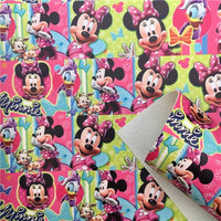 Mouse & Duck Faux Leather Sheet #4
