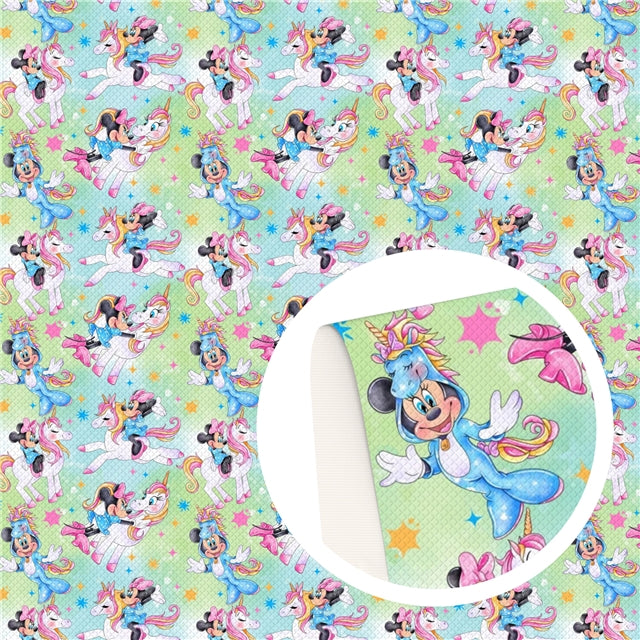 Mouse & Unicorns Faux Leather Sheet #12