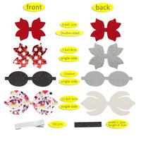 Pre Cut Mouse Cutie Faux Leather Bow
