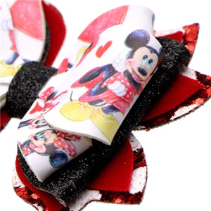 Pre Cut Mouse Cutie Faux Leather Bow
