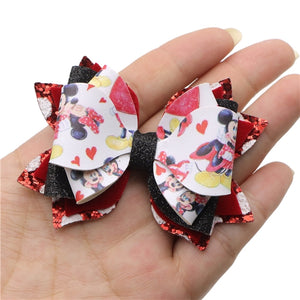 Pre Cut Mouse Cutie Faux Leather Bow