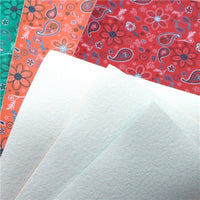 Paisley Faux Leather Full Sheet Pack of 5
