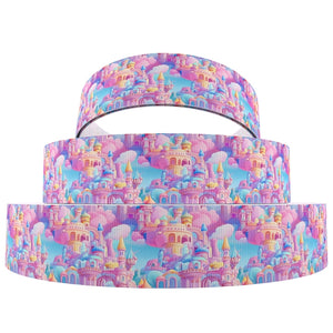 Pastel Castles 7/8" Ribbon