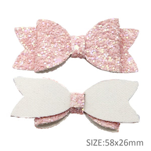 Pink Glitter Bow Pack (10)