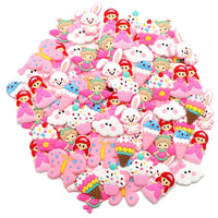 Clearance PVC Charms #17 Pink Pack of 50
