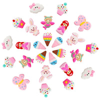 Clearance PVC Charms #17 Pink Pack of 50
