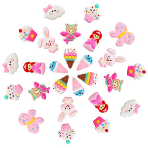 Clearance PVC Charms #17 Pink Pack of 50