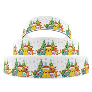 Pokie Christmas 7/8" Ribbon