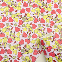 Pokemon Pikachu Love Faux Leather Sheet
