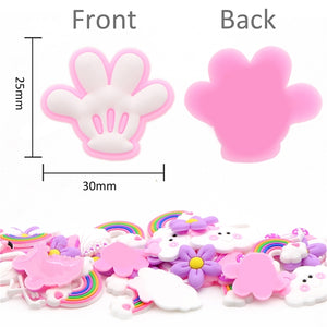 Clearance PVC Charms #16 Purple Pack of 50