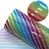 Rainbow Stripes Transparent Sheet
