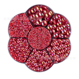 Pearl Red Flatback Centres Pack