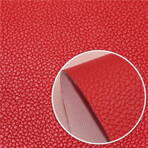 Red Litchi Faux Leather ROLL