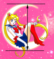 Sailor Moon Faux Leather Sheet
