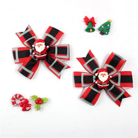 Christmas Santa's Belt Resin Pinwheel Bow