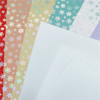 Snowflakes Faux Leather Full Sheet Pack of 8
