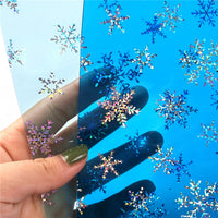 Snowflake Transparent Sheet Pack of 8