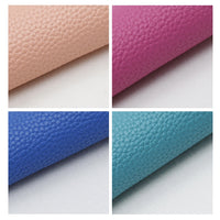 Solid A5 Litchi Faux Leather Sheet Pack of 8
